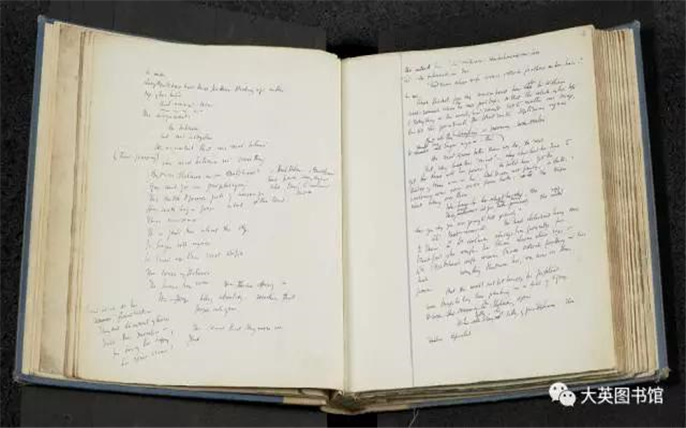 2▲ 弗吉尼亞·伍爾夫小說《達(dá)洛維夫人》的創(chuàng)作手稿，1924年。? The Society of Authors as the Literary Representative of the Estate of Virginia Woolf.png